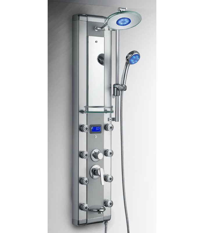 AKDY LED Diverter/Dual function Shower Panel Includes RoughIn Valve & Reviews Wayfair